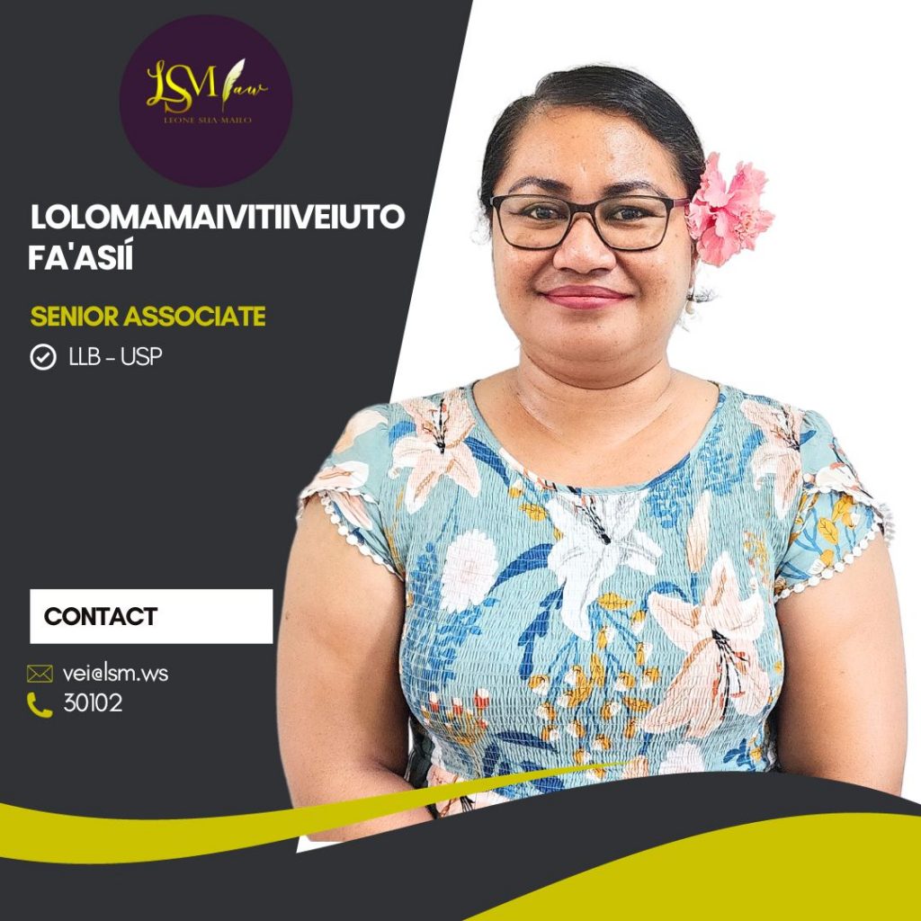 Lolomamaivitiiveiuto Faasii