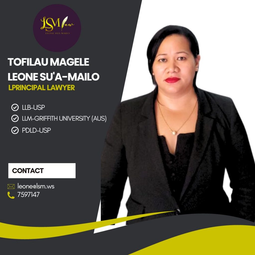 TOFILAU MAGELE Leone Sua-Mailo