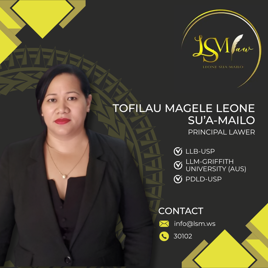 TOFILAU MAGELE Leone Su'a-Mailo